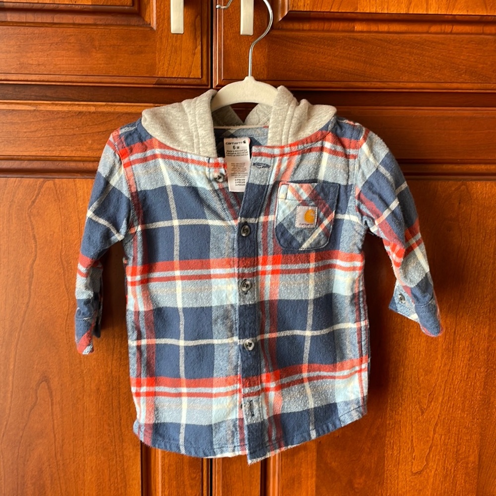 Carhartt hooded flannel